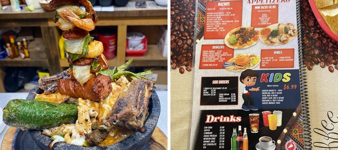 Los Altenos Bar and Grill Menu