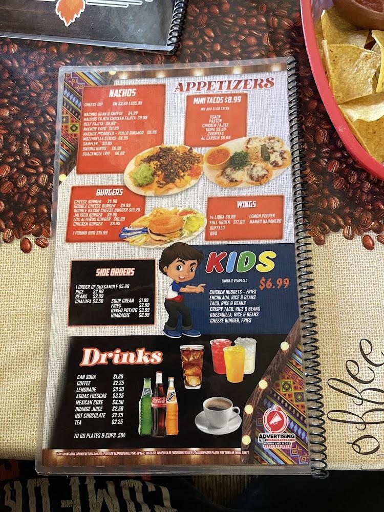 Los Altenos Bar and Grill Menu image 1